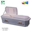 supply blue wooden casket in american style